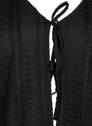 Zizzi Cardigan med bånd, Black, Packshot image number 2