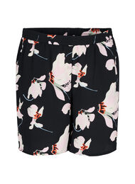 Mønstrete shorts med lommer, Big Flower AOP