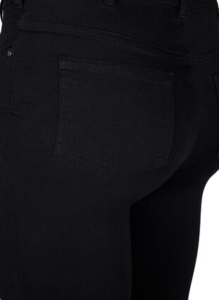 Zizzi Supersmale jeans med høy midje, Black, Packshot image number 3