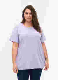 FLASH- T-skjorte med rund hals , Lavender, Model