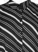 Stripete skjorte med lange ermer, Black Stripe, Packshot image number 2