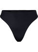 Bikinitruse med g-streng og normal høyde i livet, Svart, Packshot image number 0