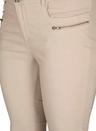 Tettsittende knickers i viskosemiks, Pure Cashmere, Packshot image number 2