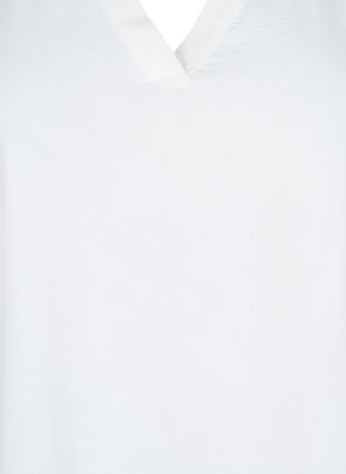 Zizzi FLASH - Bluse med 3/4 ermer, Vanilje, Packshot image number 2