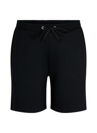 Shorts i modalblanding med lommer, Black
