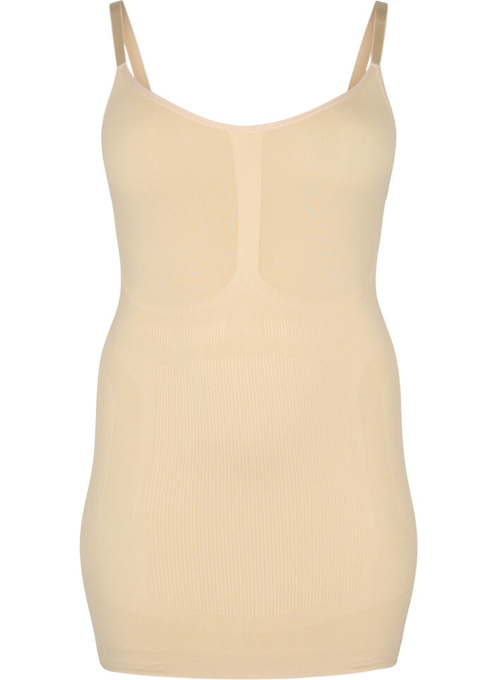Shapewear stroppetopp, Beige, Packshot image number 0