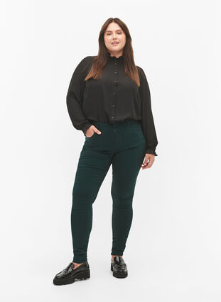 Slim fit bukser med lommer, Scarab, Model image number 0
