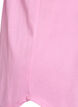 Kortermet nattkjole med teksttrykk, Rosa, Packshot image number 3