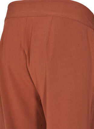 Klassiske bukser med lommer og knappelukking, Tortoise Shell, Packshot image number 2