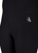 CORE, SUPER TENSION TIGHTS - 3/4 treningstights med lomme, Black, Packshot image number 2