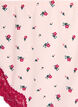 Brasilianske truser med blomstertrykk og blonder, Rosa, Packshot image number 2