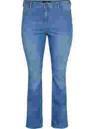 Ellen bootcut jeans med høyt liv, Light blue