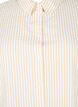 Lang stripete bomullsskjorte, White/Natrual Stripe, Packshot image number 2