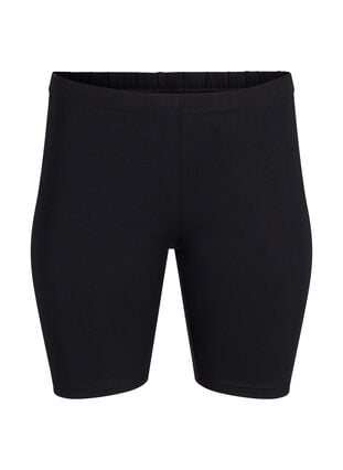 Zizzi FLASH - 2-pakk legging-shorts, Svart, Packshot image number 2