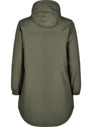 Lett polstret parka med hette, Grape Leaf