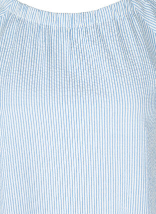 Stripete bluse i 100% bomull, Skyway Stripe, Packshot image number 2