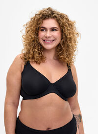 Ensfarget BH med bøyle, Black, Model