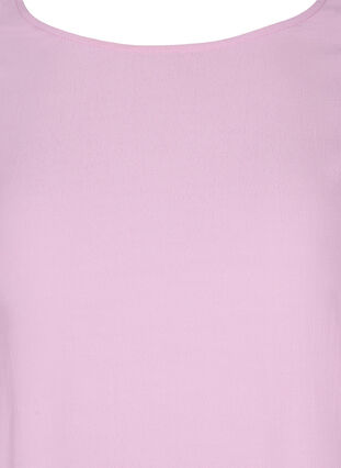 Kjole i viskose med ryggdetalj, Mauve Mist, Packshot image number 2