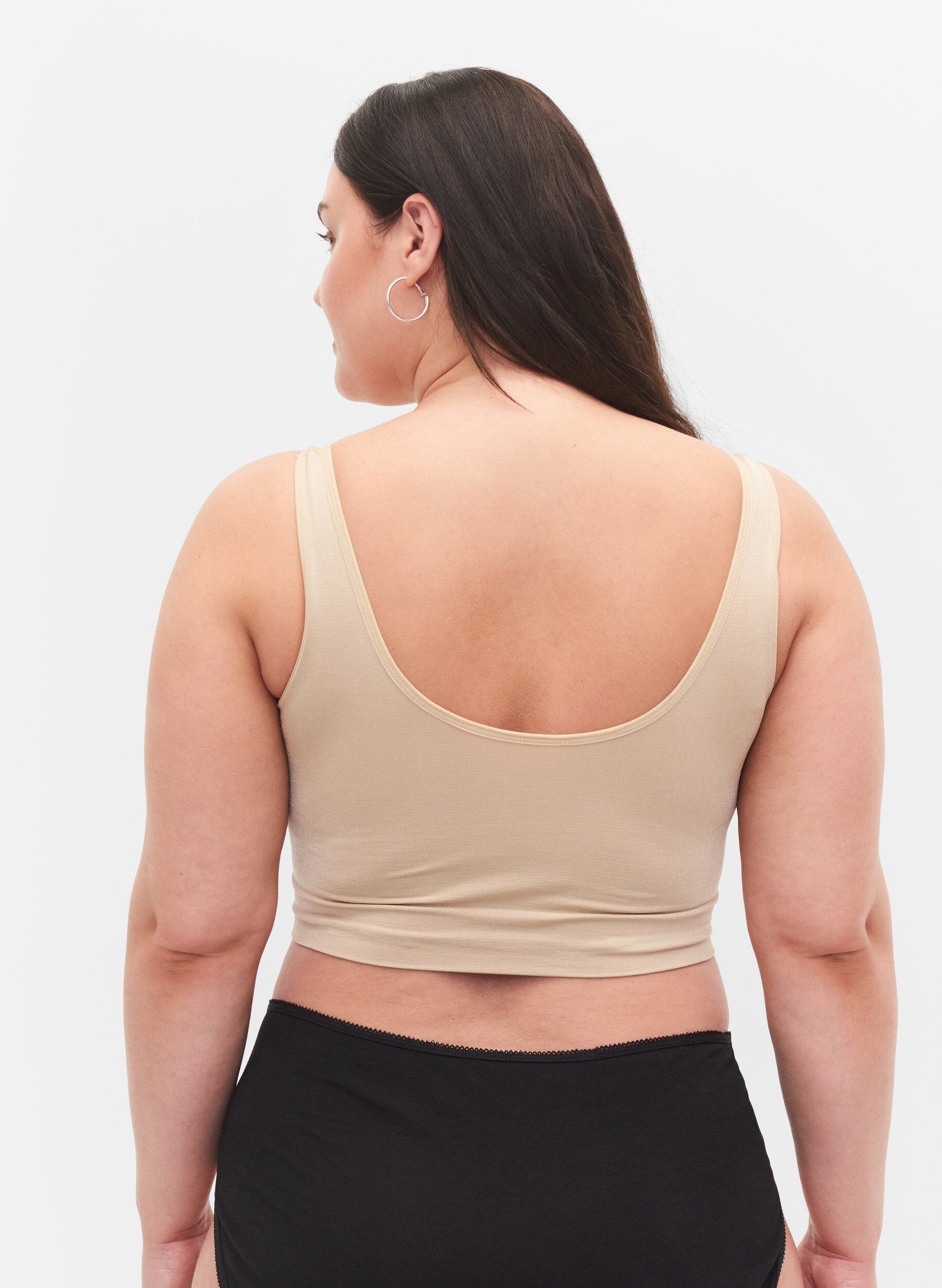 ZizziMyk BH uten vattering, Beige, Model image number 1