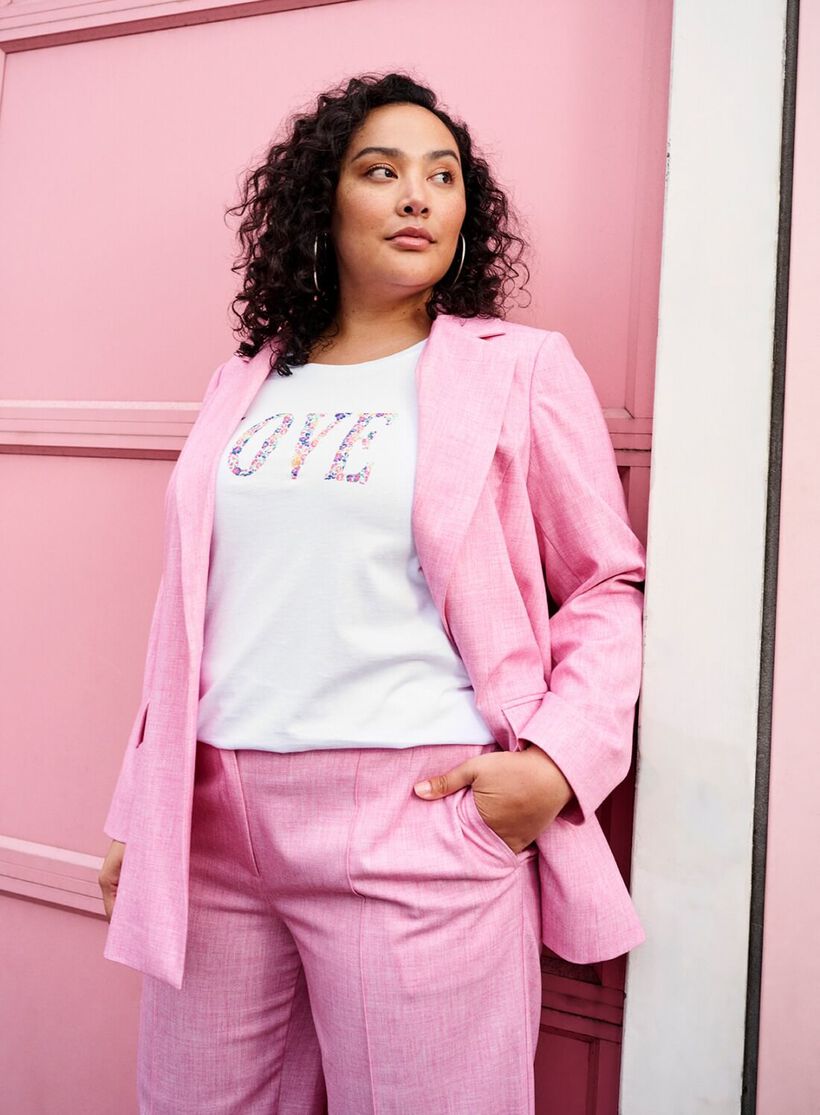Pink spring dress, , Model