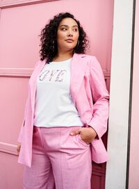 Pink spring dress, , Model