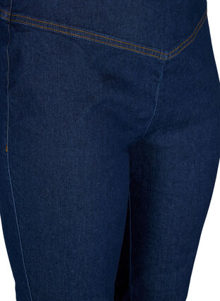 Zizzi Stretchy jeggings i bomullsblanding, Dark blue, Packshot image number 2