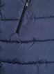 Lang vest med hette og lommer, Blå, Packshot image number 3