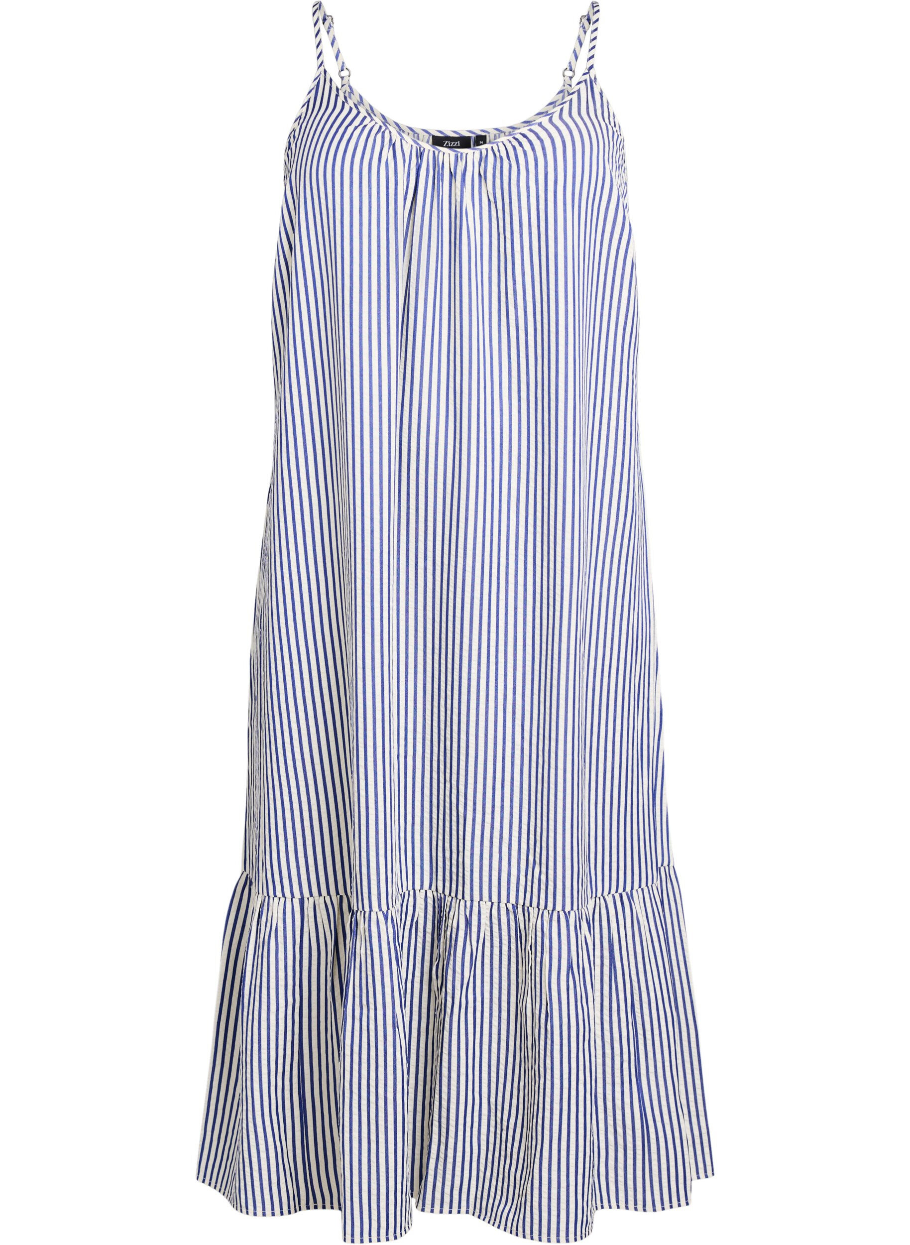ZizziSommerkjole med striper og A-form, Bl&aring;, Packshot image number 0