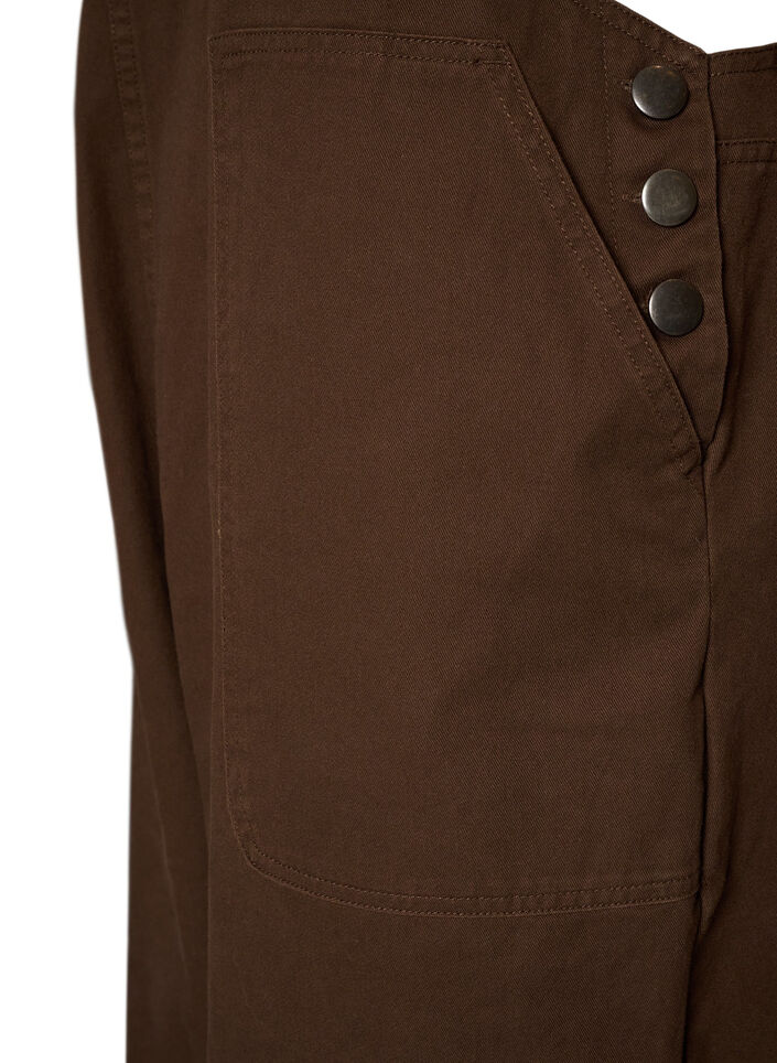 Selebukser med ballongeffekt og justerbare seler, Brun, Packshot image number 3