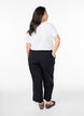 Culotte-bukser i blandet stoff, Svart, Model image number 1