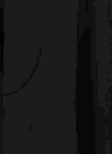 Kortermet bomullskjole, Black, Packshot image number 3