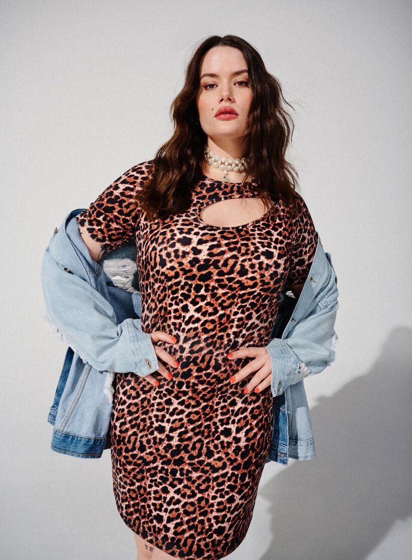 Leopardkjole, , Model