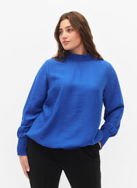 Viskose bluse med smokk, Surf the web, Model