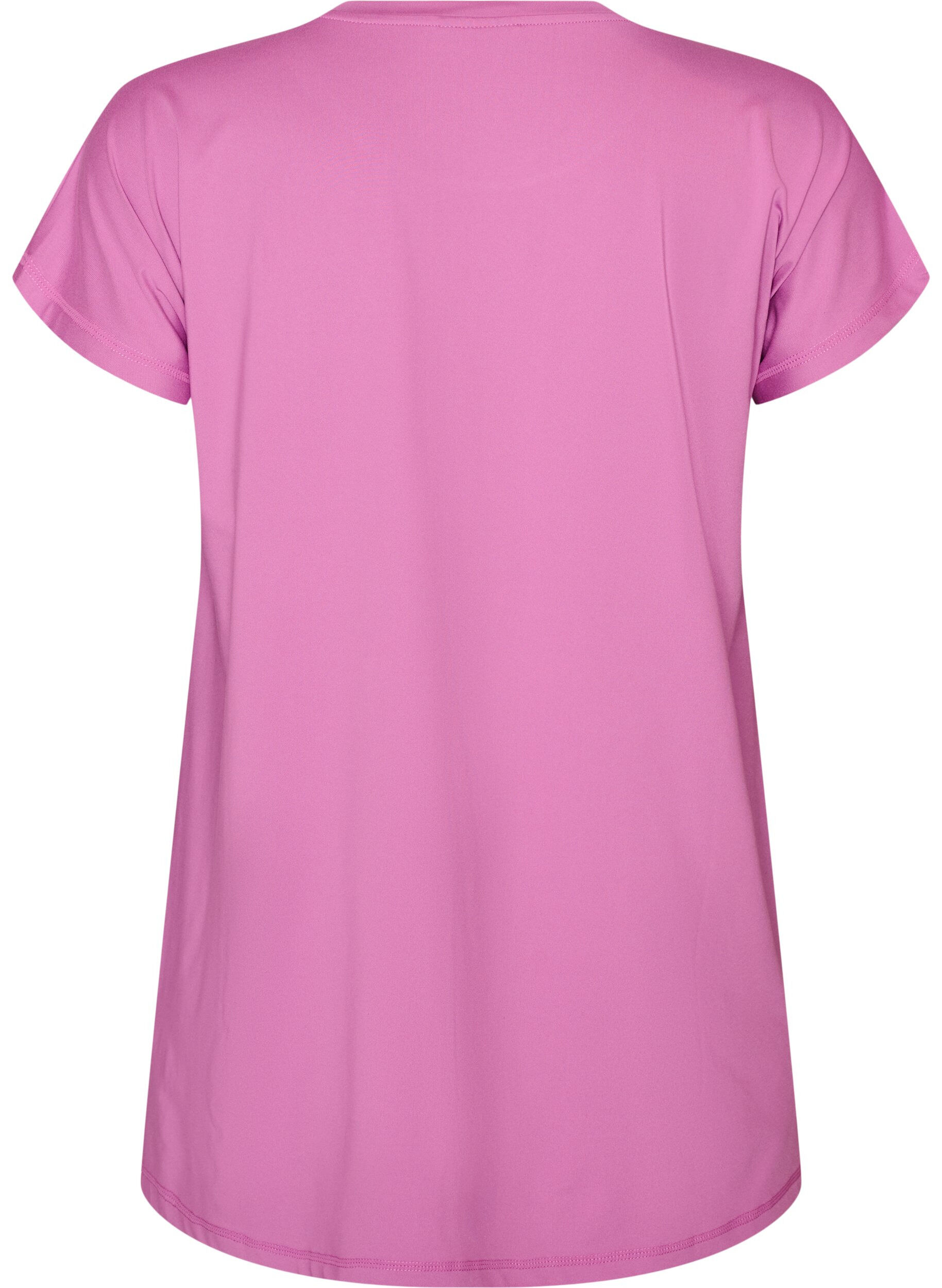 ZizziLang trengings T-skjorte, Rosa, Packshot image number 1