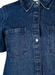 Lang denimskjorte med korte ermer, Blue Denim, Packshot image number 2