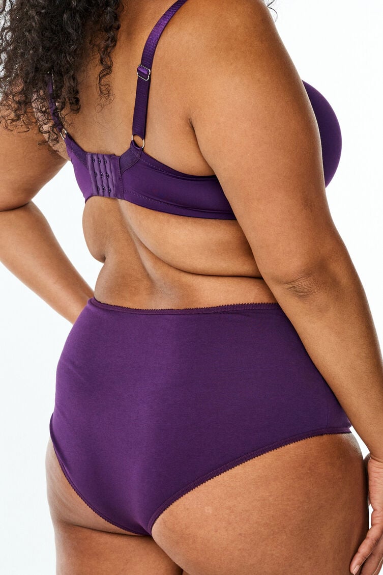 7-pack hipstertruse med vanlig midje, Lilla, Model image number 2