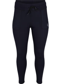 7/8-tights med lommer og justerbar knyting