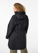 Lett parkas med hette, Svart, Model image number 2