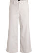 Myra jeans med h&oslash;y midje og wide fit, Hvit, Packshot image number 0