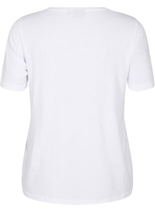 Zizzi FLASH - T-skjorte med motiv, B. W. Silver Heart, Packshot image number 1