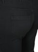 Amy capribukser med h&oslash;yt liv og super slim fit, Svart, Packshot image number 3
