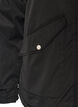 Polstret parkas med avtakbar hette, Svart, Packshot image number 3