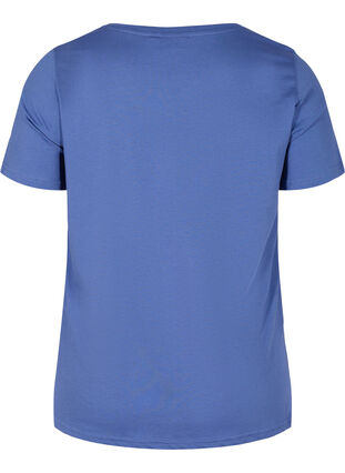 T-skjorte i bomull med trykk, Coastal Fjord AOP, Packshot image number 1