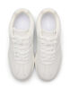 Wide fit - Imitert skinntrenere med stikningsdetaljer, Hvit, Packshot image number 2