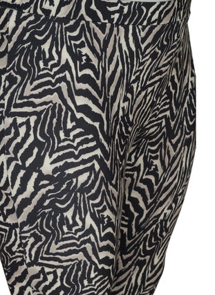 3/4-leggings med mønster, Black Zebra AOP, Packshot image number 2