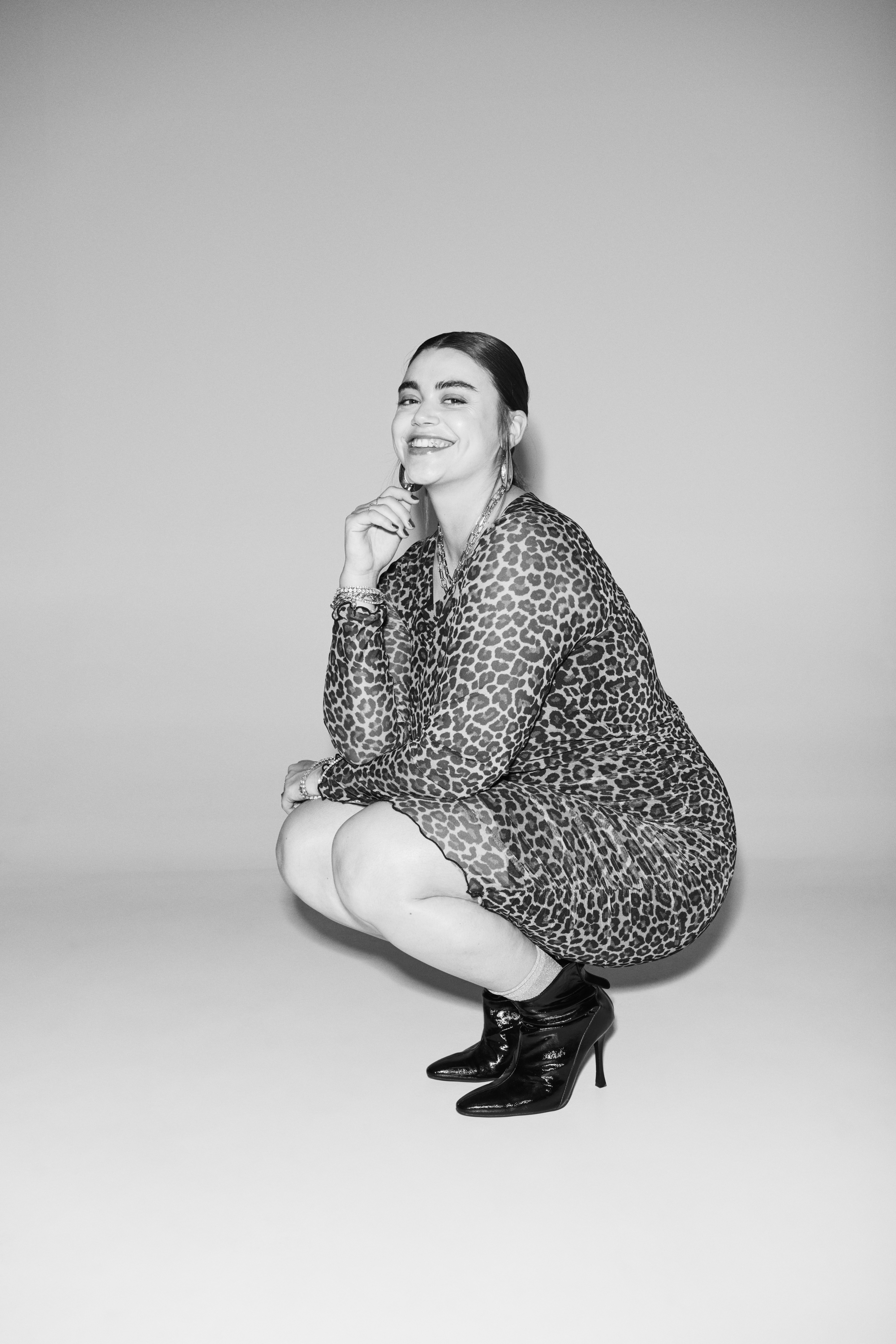 Zizzi Leopardkjole, , Model