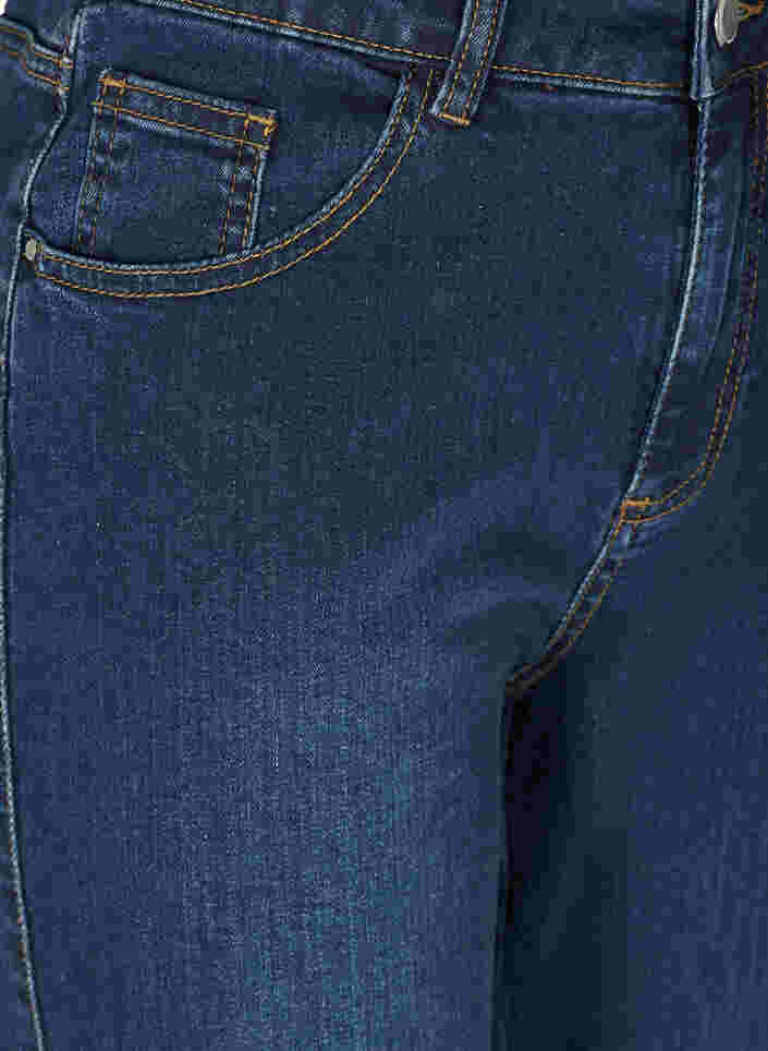 Ellen bootcut jeans med høyt liv, Dark Blue, Packshot image number 2