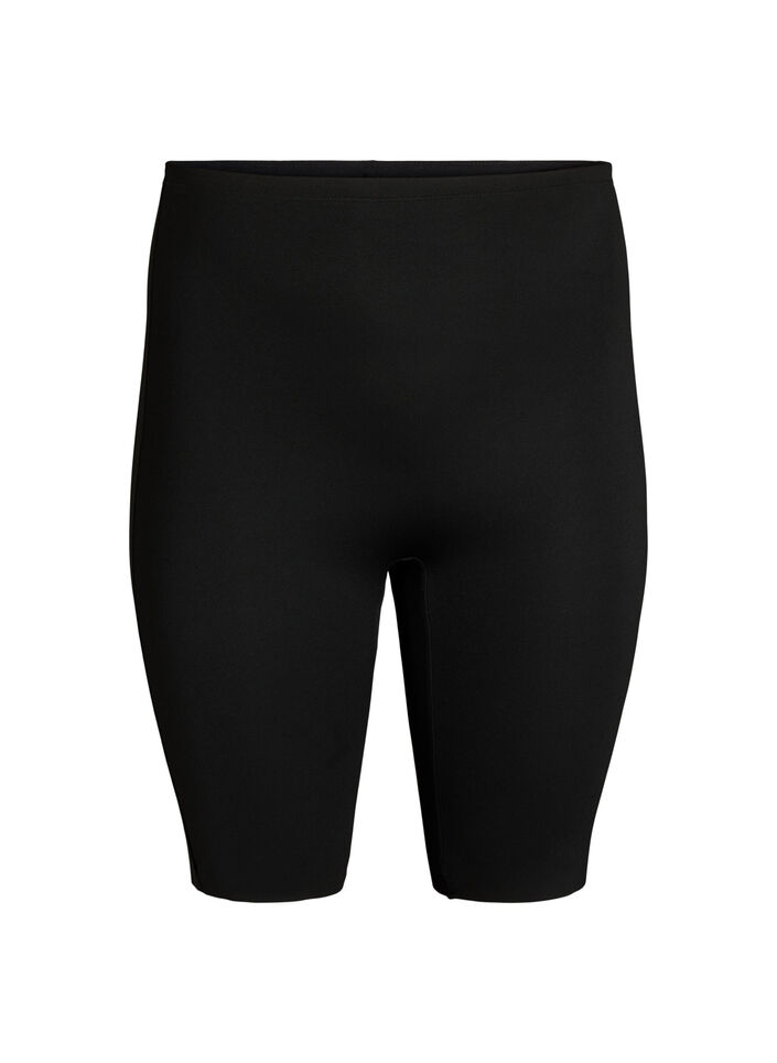 Lett shapewear lang shorts, Svart, Packshot image number 0
