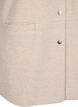 Cape-jakke i ull-look med korte ermer, Simply Taupe Mel., Packshot image number 3