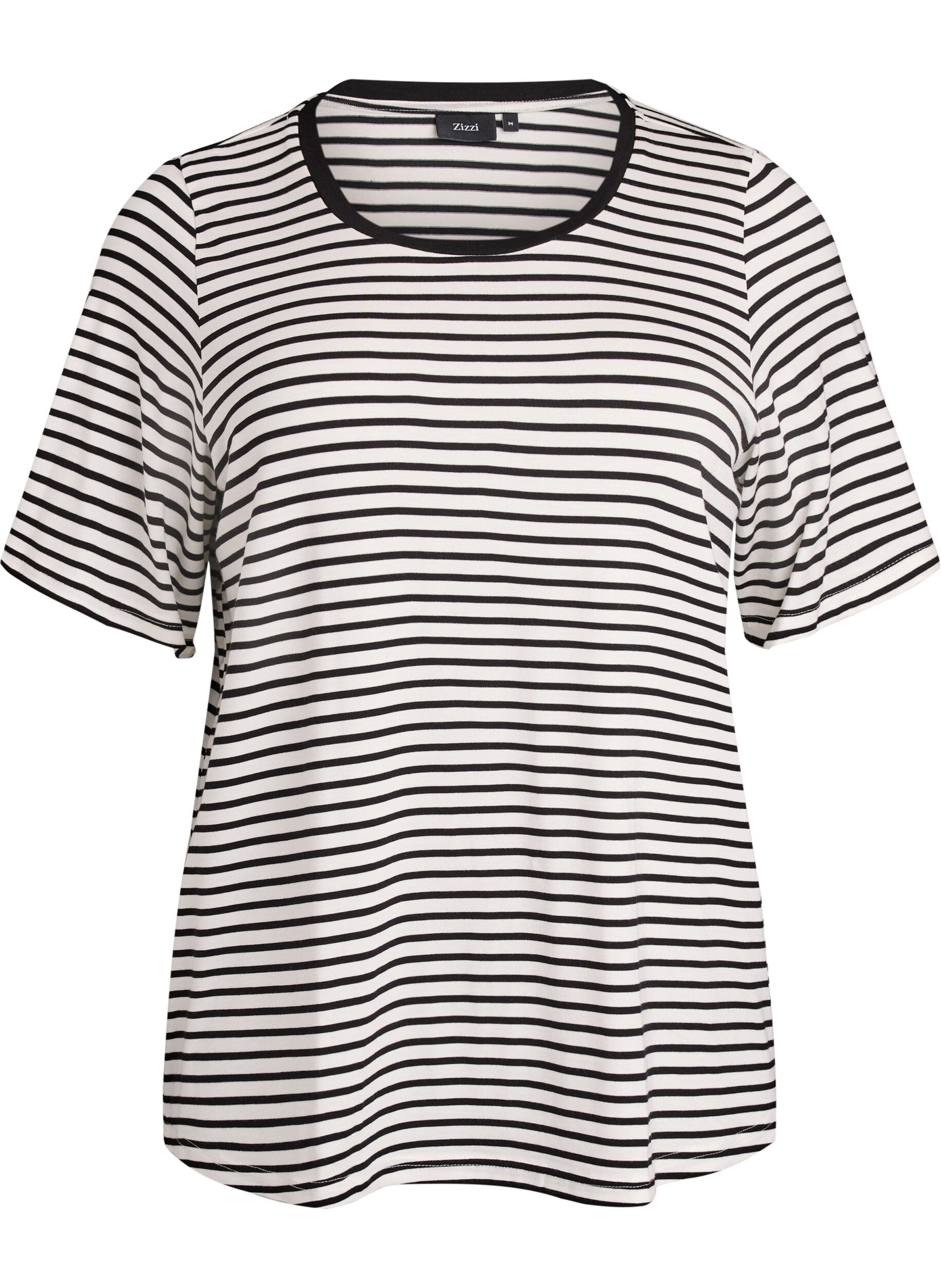 T-skjorte med TENCEL&trade; Lyocell og striper